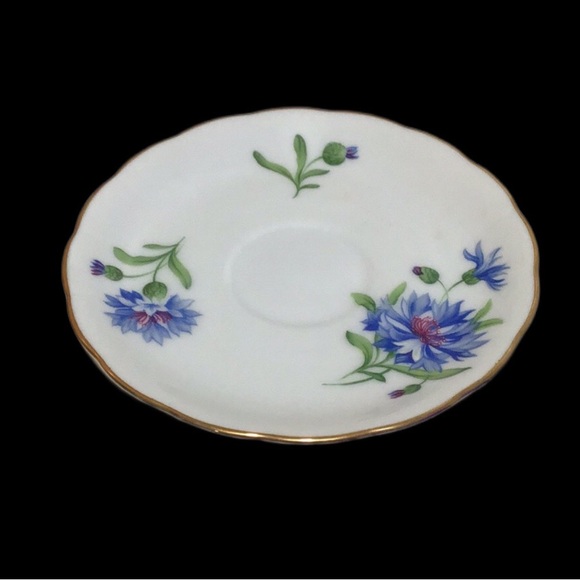 ROSETTI Meadow Belle Hand Painted Tea Cup and Saucer, Blue Flowers - Picture 7 of 8